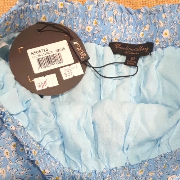 Size 10 new Caroline Morgan floral summer mini - Picture 3 of 4